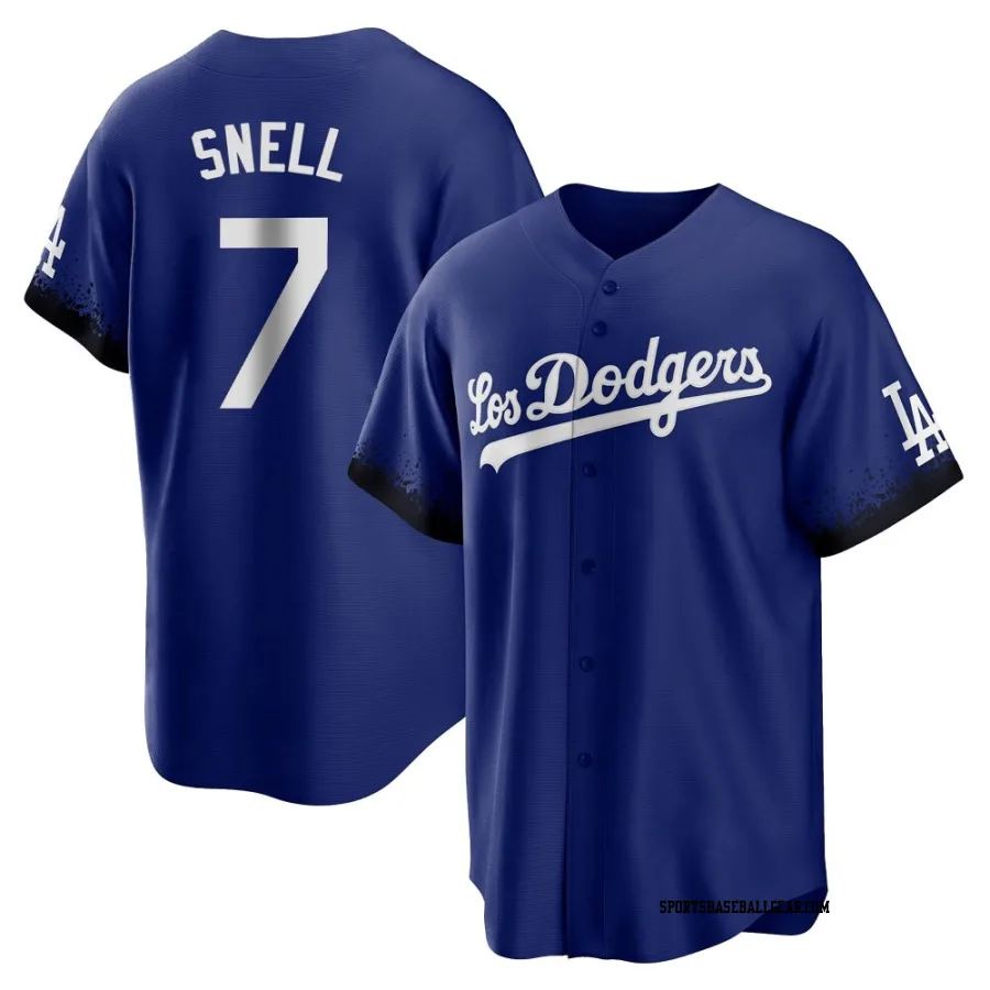 Blake Snell Men's Los Angeles Dodgers Royal Replica 2021 City Connect Jersey