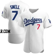 Blake Snell Men's Los Angeles Dodgers White Authentic Home Jersey