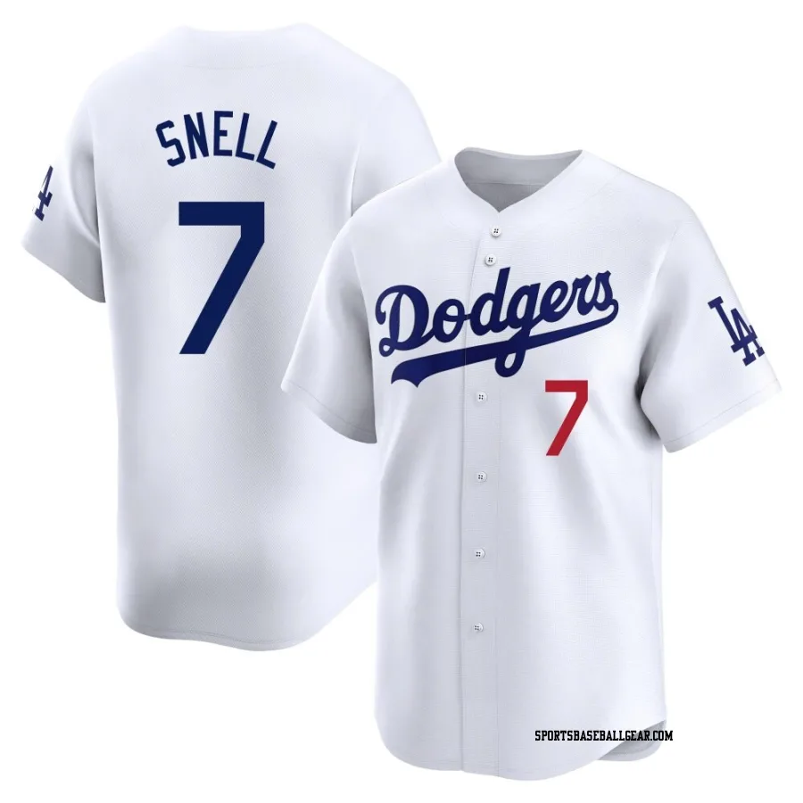 Blake Snell Men's Los Angeles Dodgers White Limited Home Jersey