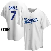 Blake Snell Men's Los Angeles Dodgers White Replica Home Jersey