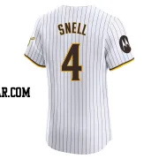 Blake Snell Men's San Diego Padres White Elite Home Patch Jersey