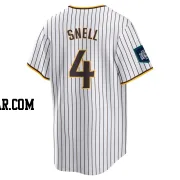 Blake Snell Men's San Diego Padres White Replica 2024 World Tour Seoul Series Home Jersey