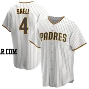 Blake Snell Men's San Diego Padres White/Brown Replica Home Jersey