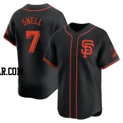 Blake Snell Men's San Francisco Giants Black Limited Alternate Jersey