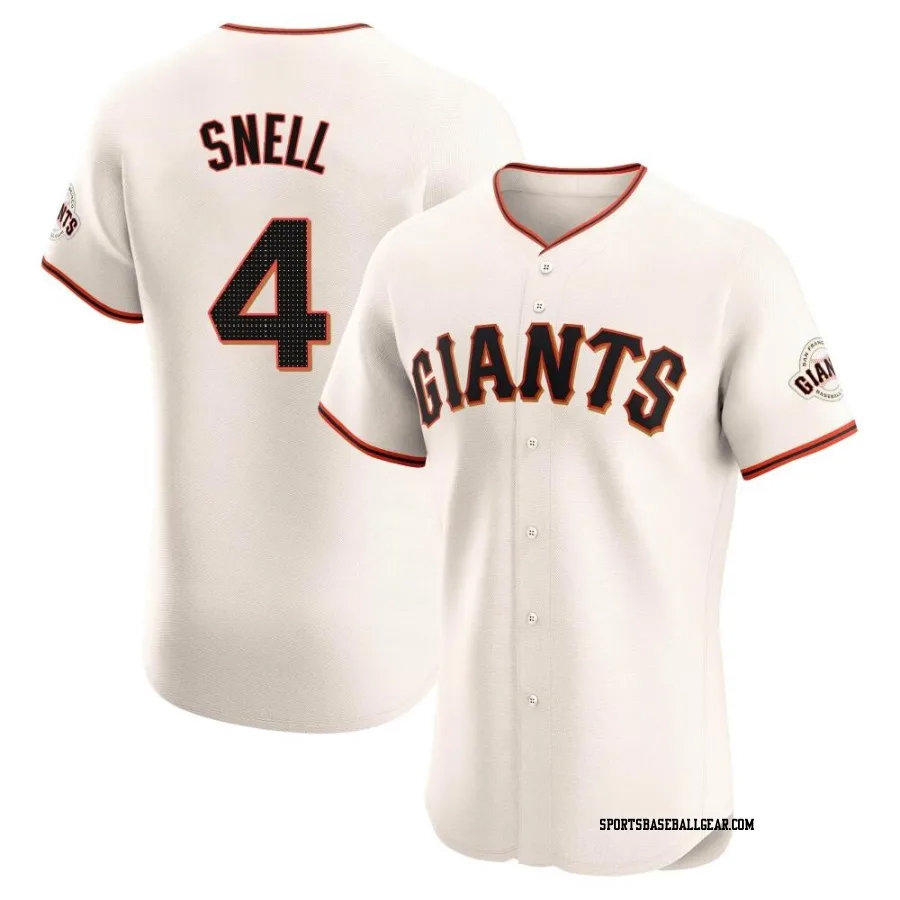 Blake Snell Men's San Francisco Giants Cream Elite Home Jersey