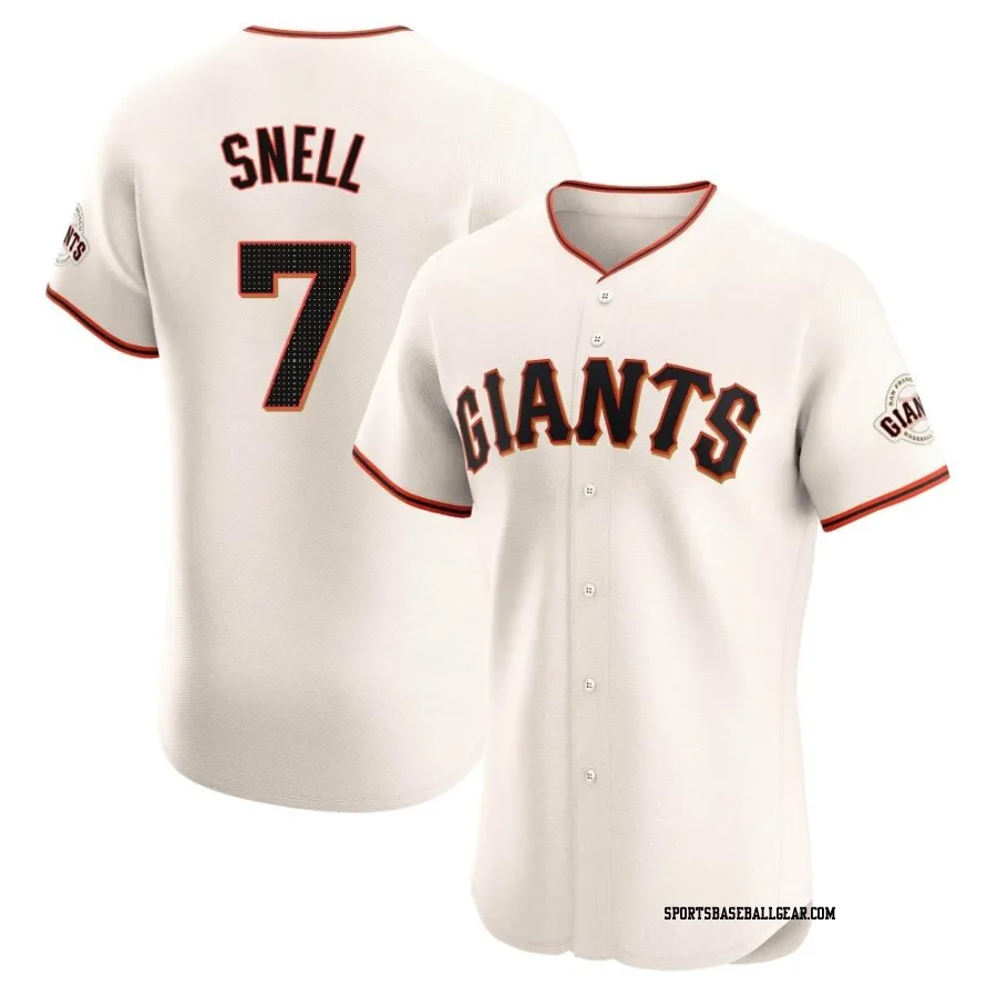 Blake Snell Men's San Francisco Giants Cream Elite Home Jersey