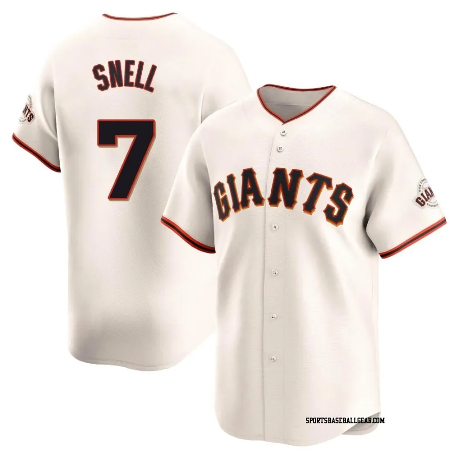 Blake Snell Men's San Francisco Giants Cream Limited Home Jersey