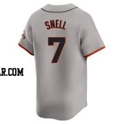 Blake Snell Men's San Francisco Giants Gray Limited Away Jersey