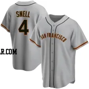 Blake Snell Men's San Francisco Giants Gray Replica Road Jersey