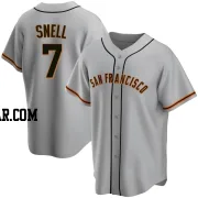 Blake Snell Men's San Francisco Giants Gray Replica Road Jersey