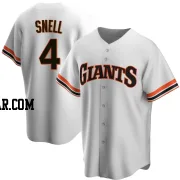 Blake Snell Men's San Francisco Giants White Replica Home Cooperstown Collection Jersey