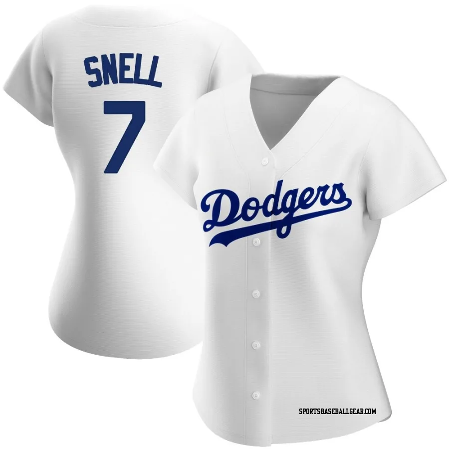 Blake Snell Women's Los Angeles Dodgers White Authentic Home Jersey