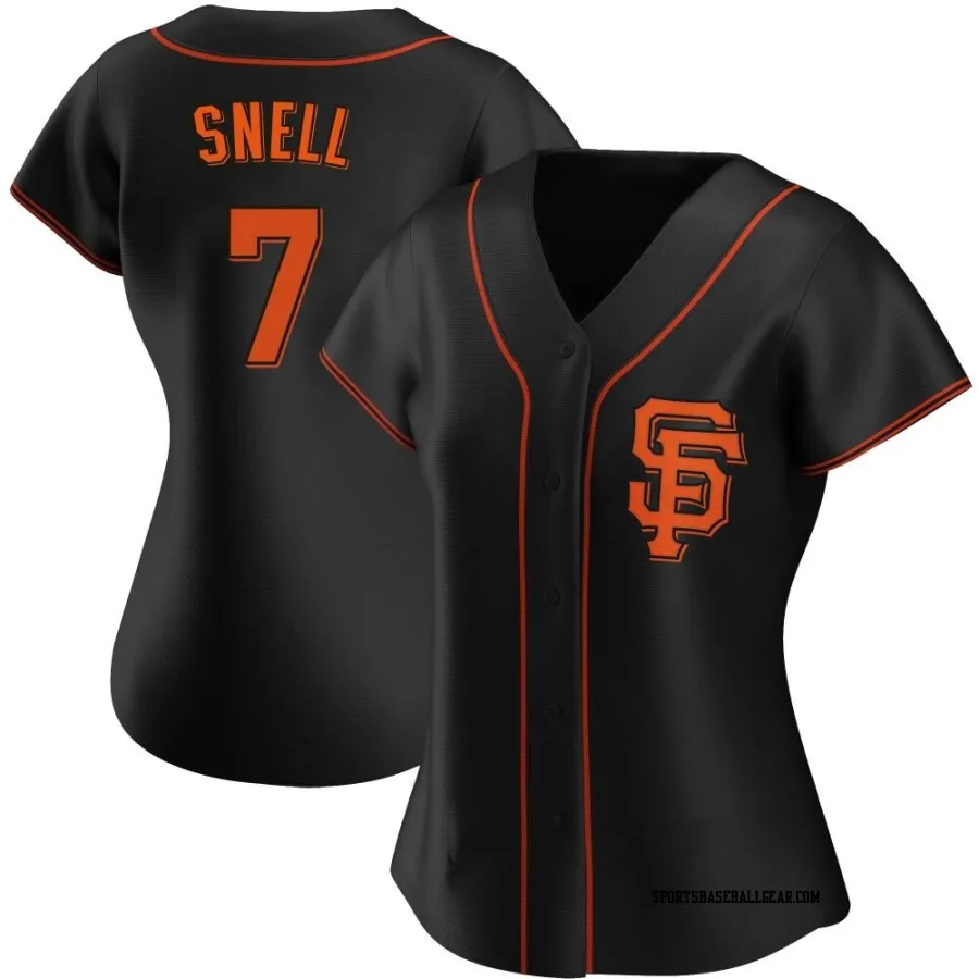 Blake Snell Women's San Francisco Giants Black Authentic Alternate Jersey