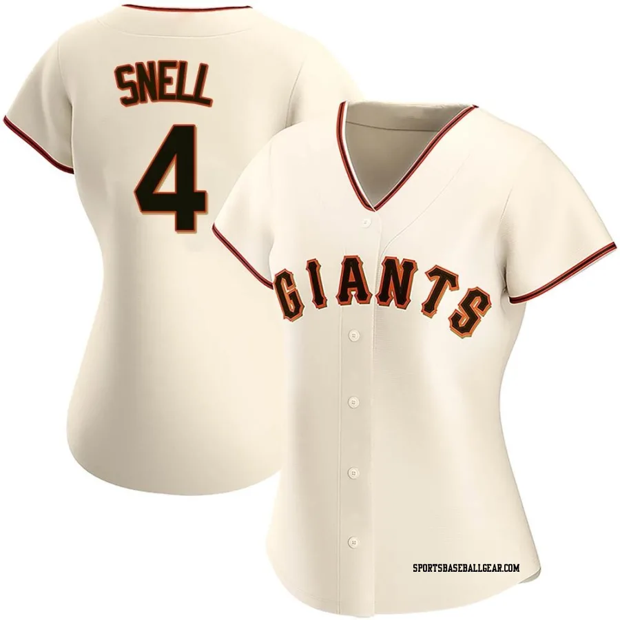 Blake Snell Women's San Francisco Giants Cream Authentic Home Jersey