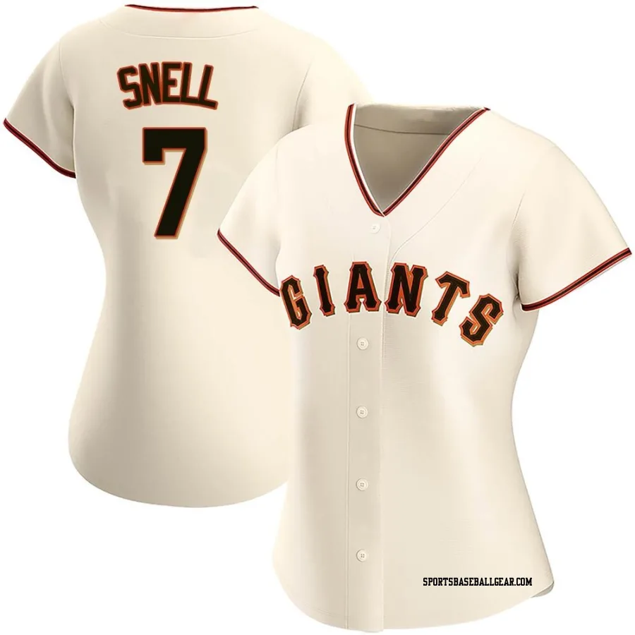 Blake Snell Women's San Francisco Giants Cream Replica Home Jersey