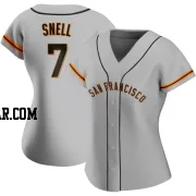 Blake Snell Women's San Francisco Giants Gray Authentic Road Jersey