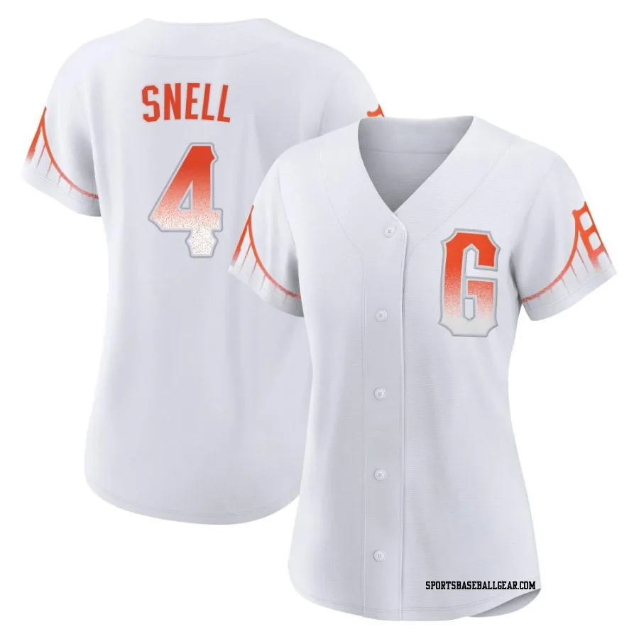 Blake Snell Women's San Francisco Giants White Authentic 2021 City Connect Jersey