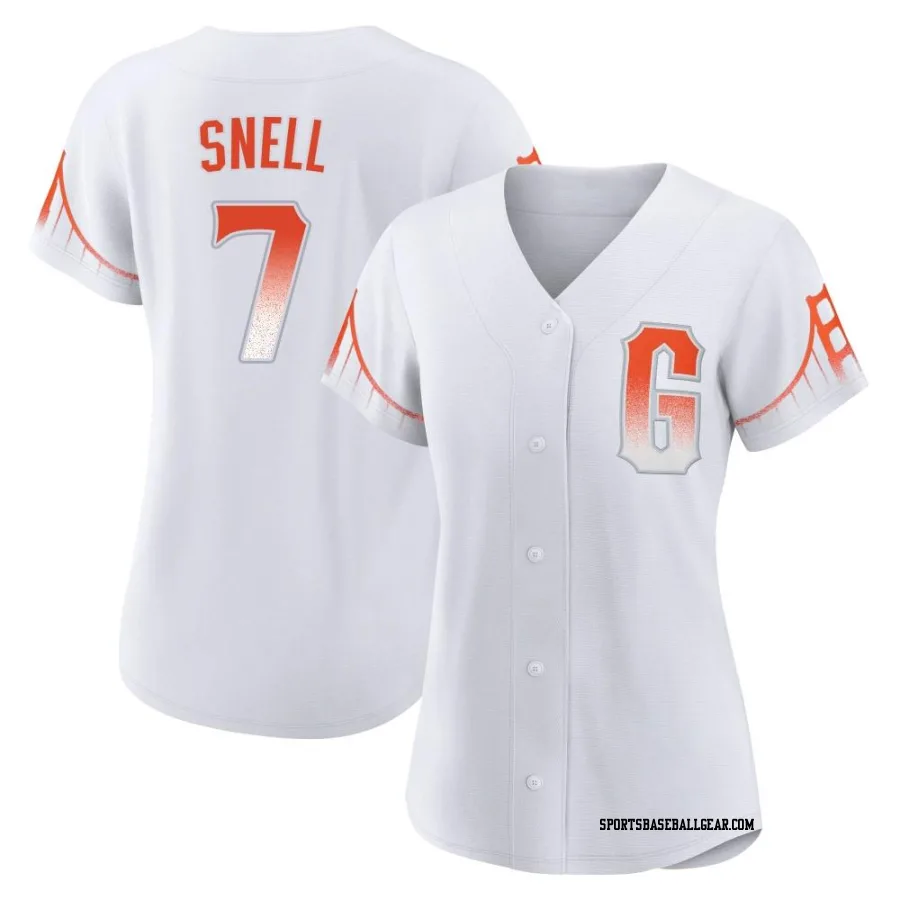 Blake Snell Women's San Francisco Giants White Authentic 2021 City Connect Jersey