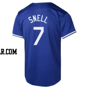 Blake Snell Youth Los Angeles Dodgers Royal Limited Alternate 2024 World Series Jersey