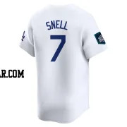 Blake Snell Youth Los Angeles Dodgers White Limited 2024 World Tour Seoul Series Home Jersey