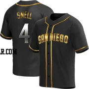 Blake Snell Youth San Diego Padres Black Golden Replica Alternate Jersey