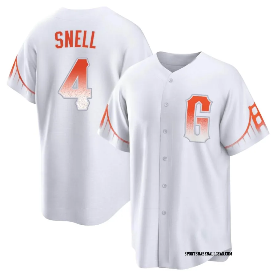 Blake Snell Youth San Francisco Giants White Replica 2021 City Connect Jersey