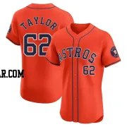 Blake Taylor Men's Houston Astros Orange Elite Alternate Vapor Premier Jersey