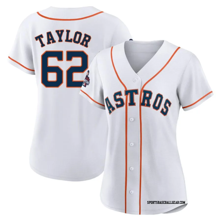 Blake Taylor Women's Houston Astros White Authentic 2022 World Series Champions Home Jersey