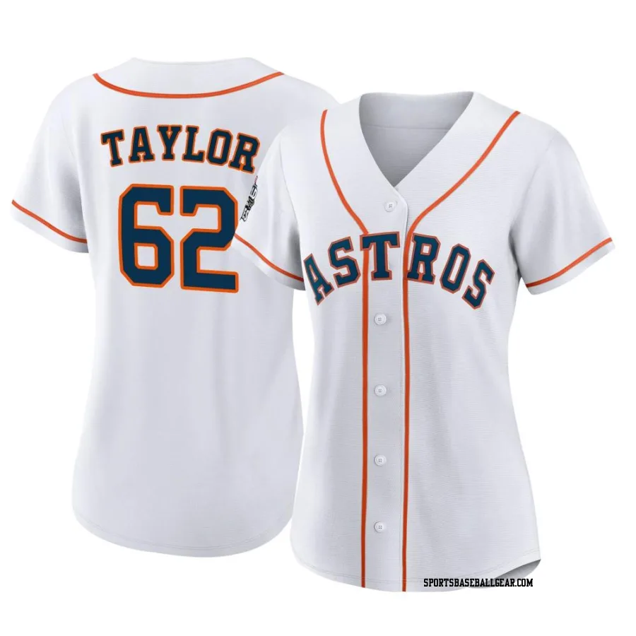 Blake Taylor Women's Houston Astros White Replica 2022 World Series Home Jersey