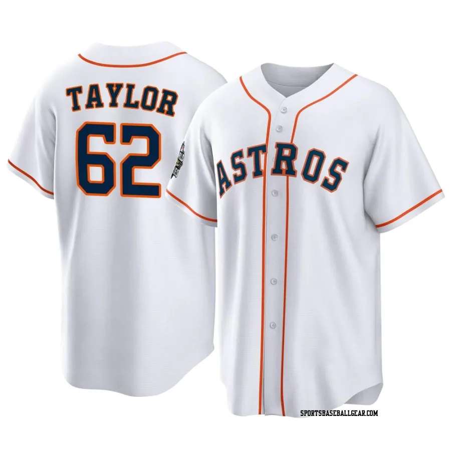 Blake Taylor Youth Houston Astros White Replica 2022 World Series Home Jersey