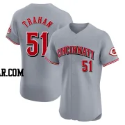 Blake Trahan Men's Cincinnati Reds Gray Elite Road Jersey