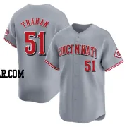 Blake Trahan Men's Cincinnati Reds Gray Limited Away Jersey