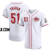 Blake Trahan Men's Cincinnati Reds White Elite Home Jersey