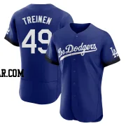 Blake Treinen Men's Los Angeles Dodgers Royal Authentic 2021 City Connect Jersey