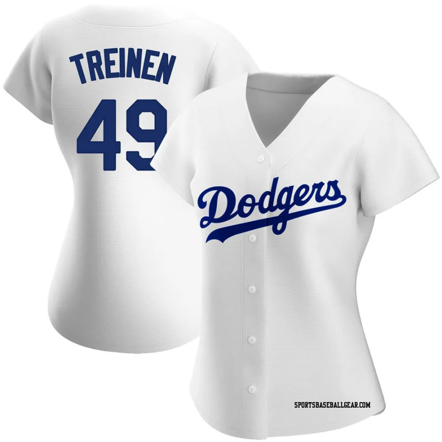 Blake Treinen Women's Los Angeles Dodgers White Authentic Home Jersey