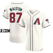 Blake Walston Men's Arizona Diamondbacks Cream Elite Home Jersey