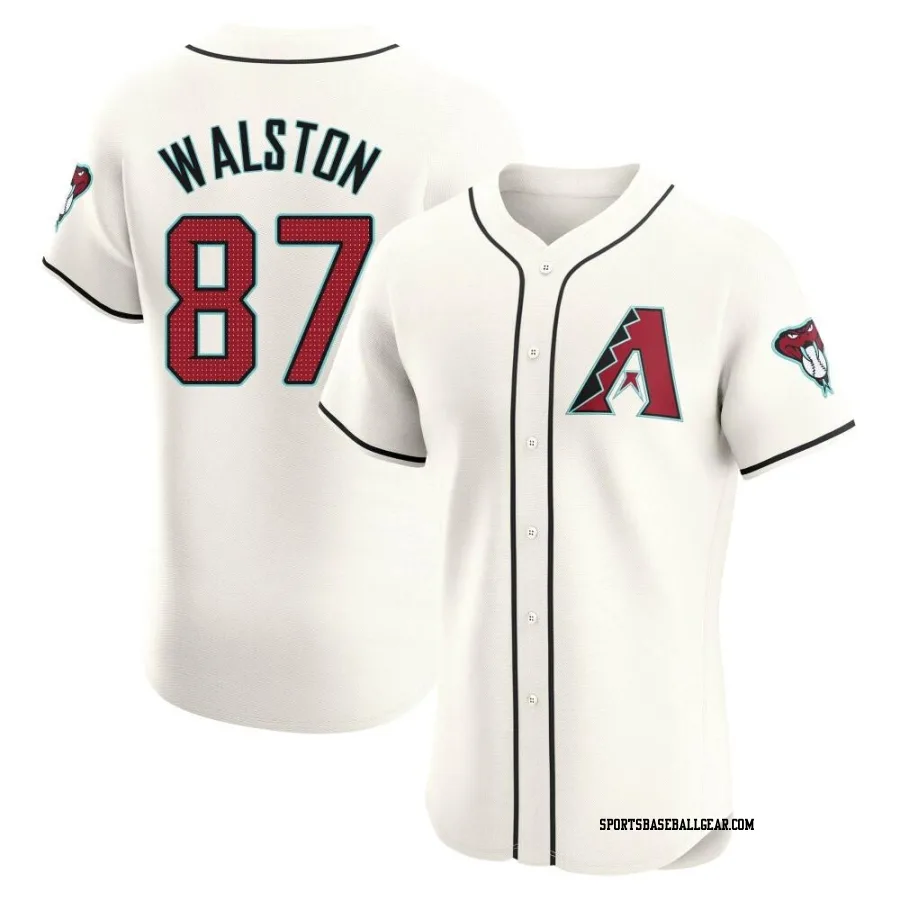 Blake Walston Men's Arizona Diamondbacks Cream Elite Home Jersey