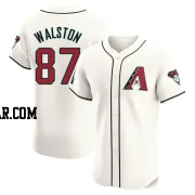 Blake Walston Men's Arizona Diamondbacks Cream Elite Home Patch Jersey