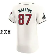 Blake Walston Men's Arizona Diamondbacks Cream Elite Home Patch Jersey