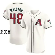 Blake Walston Men's Arizona Diamondbacks Cream Elite Home Patch Jersey