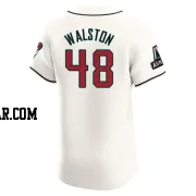 Blake Walston Men's Arizona Diamondbacks Cream Elite Home Patch Jersey