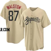 Blake Walston Men's Arizona Diamondbacks Gold Replica 2021 City Connect Cool Base Jersey