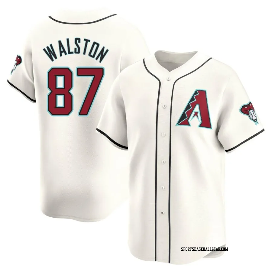 Blake Walston Men's Arizona Diamondbacks White Limited Home Jersey