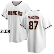 Blake Walston Men's Arizona Diamondbacks White Replica Home Jersey