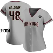 Blake Walston Women's Arizona Diamondbacks Gray Authentic Road 2023 World Series Jersey