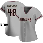 Blake Walston Women's Arizona Diamondbacks Gray Replica Road Jersey