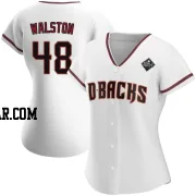 Blake Walston Women's Arizona Diamondbacks White Authentic Home 2023 World Series Jersey