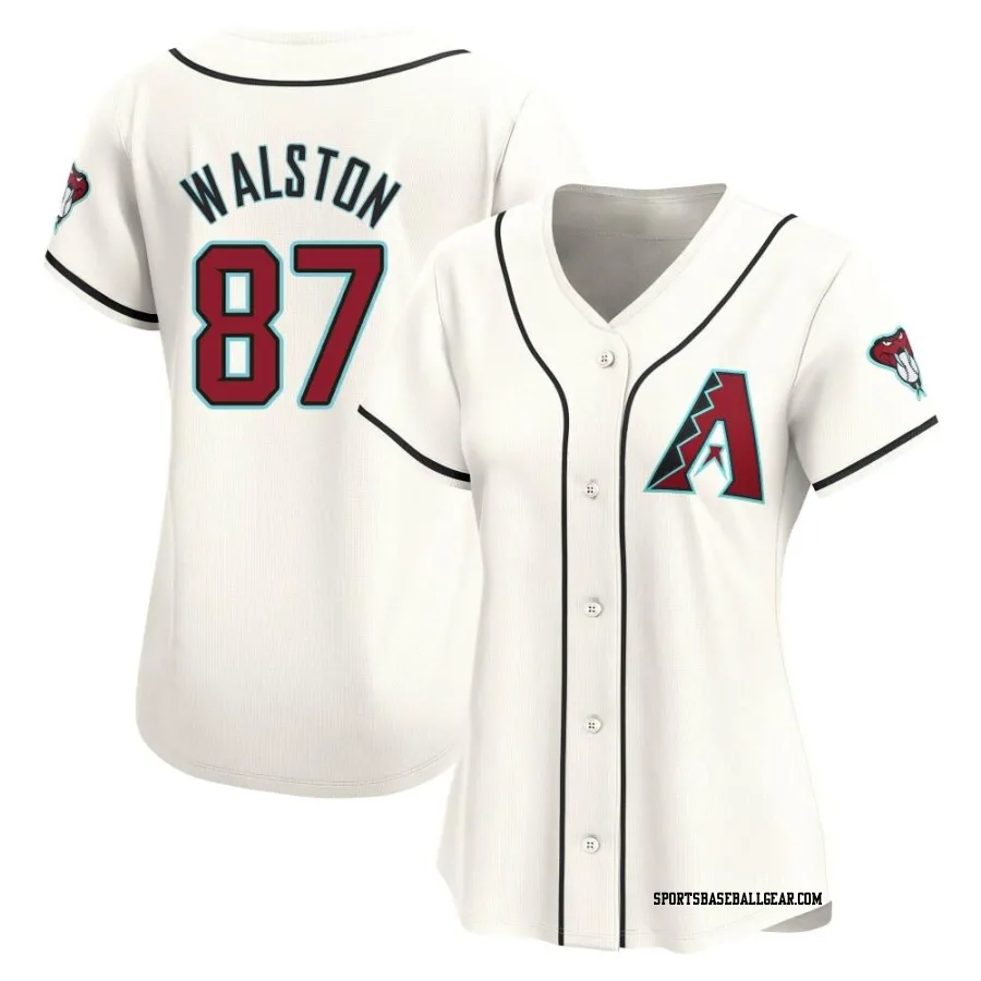 Blake Walston Women's Arizona Diamondbacks White Limited Home Jersey