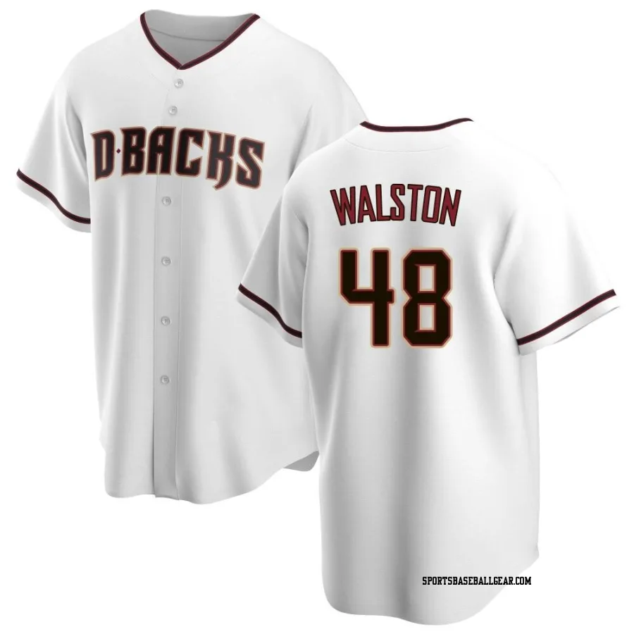 Blake Walston Youth Arizona Diamondbacks White Replica Home Jersey