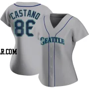 Blas Castano Women's Seattle Mariners Gray Authentic Road Jersey